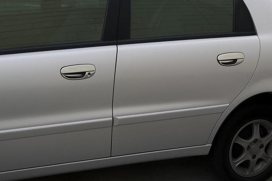 Daewoo Lanos 1998-2017 Chromowane nakładki na klamki (8 szt.) Polerowana Stal Nierdzewna Zdjęcia 2
