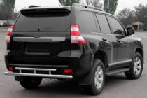 Toyota Land Cruiser Prado 150 2009-2023 Tylna Belka AK002-2v2 (Stal Nierdzewna) zdjęcia 1