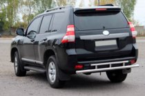 Toyota Land Cruiser Prado 150 2009-2023 Tylna Belka AK002-2v2 (Stal Nierdzewna) zdjęcia 3