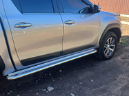 Toyota Hilux 2015- Progi Boczne KB001 Stal Nierdzewna zdjęcia 4