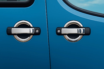 Fiat Doblo I 2001-2005 Chromowane Nakładki na Klamek Drzwi (4 szt, Stal Nierdzewna) zdjęcia 1