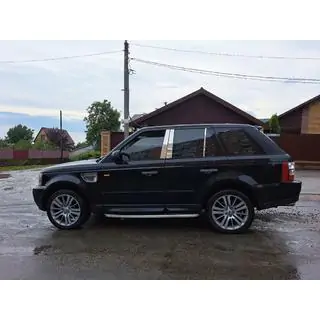 Listwy na Słupki Drzwi ze Stali Nierdzewnej Range Rover Sport 2005-2013 zdjęcia 2