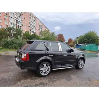 Listwy na Słupki Drzwi ze Stali Nierdzewnej Range Rover Sport 2005-2013 zdjęcia 1