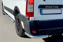 Nissan NV400 2010-2024 Tylne narożniki AK003 (2 szt., stal nierdzewna) zdjęcia 7
