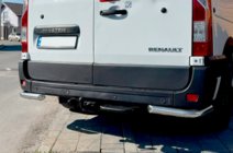 Nissan NV400 2010-2024 Tylne narożniki AK003 (2 szt., stal nierdzewna) zdjęcia 4