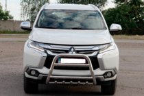 Mitsubishi Pajero Sport 2015- Orurowanie Przednie WT008 (Stal Nierdzewna) zdjęcia 1