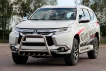 Mitsubishi Pajero Sport 2015- Orurowanie Przednie WT008 (Stal Nierdzewna) zdjęcia 4