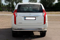 Mitsubishi Pajero Sport 2015- Tylny Oslona AK005 (Stal Nierdzewna) zdjęcia 2