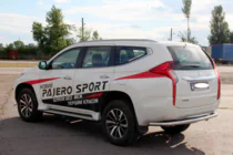 Mitsubishi Pajero Sport 2015- Tylny Oslona AK005 (Stal Nierdzewna) zdjęcia 5