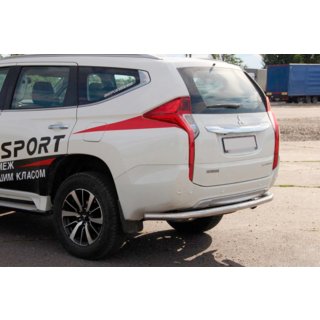 Tylny Oslona AK005 (Stal Nierdzewna) Mitsubishi Pajero Sport 2015- zdjęcia 1