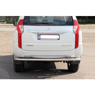 Tylny Oslona AK005 (Stal Nierdzewna) Mitsubishi Pajero Sport 2015- zdjęcia 4
