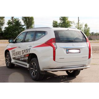 Tylny Oslona AK005 (Stal Nierdzewna) Mitsubishi Pajero Sport 2015- zdjęcia 3