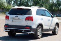 Kia Sorento II XM 2009-2014 Tylna Belka AK003-2 (Stal Nierdzewna) zdjęcia 4