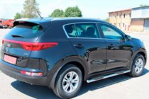 Kia Sportage 2015-2021 Rury Boczne BB002 (2 szt., stal nierdzewna) zdjęcia 2
