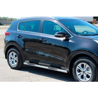 Rury Boczne BB002 (2 szt., stal nierdzewna) Kia Sportage 2015-2021 zdjęcia 1
