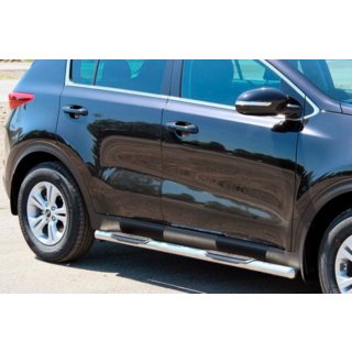 Rury Boczne BB002 (2 szt., stal nierdzewna) Kia Sportage 2015-2021 zdjęcia 4