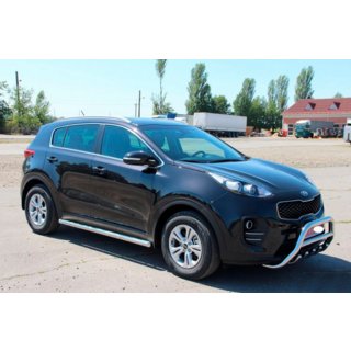 Rury Boczne BB001 (2 szt., stal nierdzewna) Kia Sportage 2015-2021 zdjęcia 4