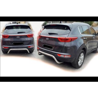 Tylny Oslona AK007 (Stal Nierdzewna) Kia Sportage 2015-2021 zdjęcia 1