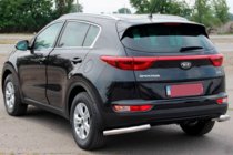 Kia Sportage 2015-2021 Tylny Ochronny Narożnik AK003 (Stal Nierdzewna) zdjęcia 3