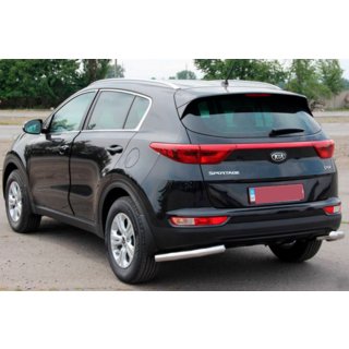 Tylny Ochronny Narożnik AK003 (Stal Nierdzewna) Kia Sportage 2015-2021 zdjęcia 3