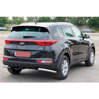 Tylny Ochronny Narożnik AK003 (Stal Nierdzewna) Kia Sportage 2015-2021 zdjęcia 4