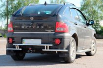 SsangYong Action 2005-2018 Osłona Tylna AK005-2 (Stal Nierdzewna) zdjęcia 3