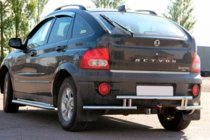 SsangYong Action 2005-2018 Osłona Tylna AK005-2 (Stal Nierdzewna) zdjęcia 1
