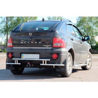 Osłona Tylna AK005-2 (Stal Nierdzewna) SsangYong Action 2005-2018 zdjęcia 3