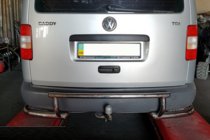 Volkswagen Caddy 2010-2015 Tylna Belka AK003-3 (2 szt., stal nierdzewna) zdjęcia 2