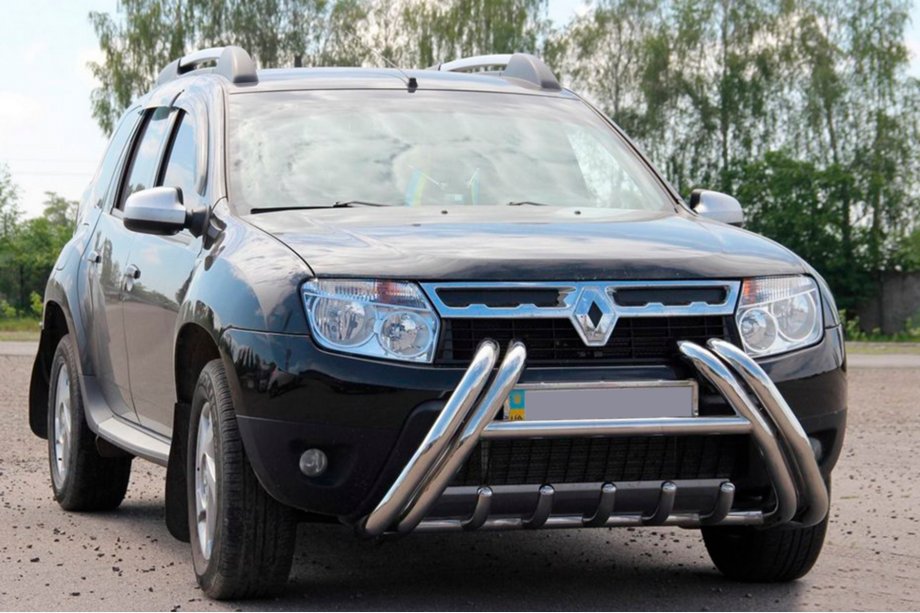 Renault Duster 2008–2017 Orurowanie przednie Kelebek WT011 (stal nierdzewna) Zdjęcia 1