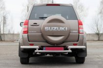 Suzuki Grand Vitara 2005-2017 Osłona Tylna AK003-2 (Stal Nierdzewna) zdjęcia 2