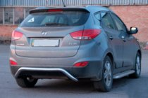 Hyundai IX-35 2010-2015 Tylny Ochraniacz AK007 (Stal Nierdzewna) zdjęcia 2