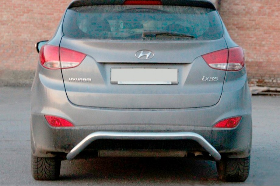 Hyundai IX-35 2010-2015 Tylny Ochraniacz AK007 (Stal Nierdzewna) Image