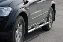 SsangYong Kyron 2005-2014 Rury Boczne BB002 (2 szt., Stal Nierdzewna) zdjęcia 1