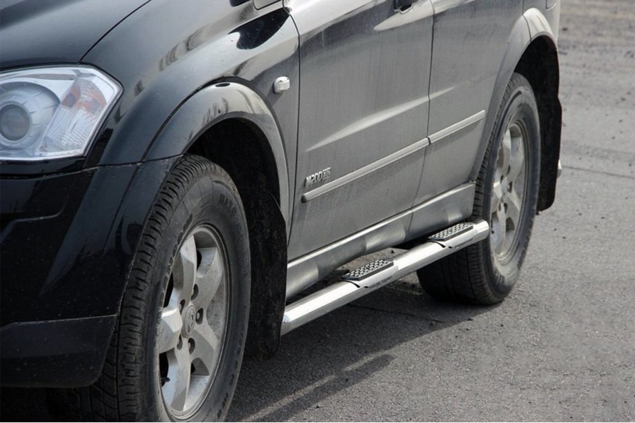 SsangYong Kyron 2005-2014 Rury Boczne BB002 (2 szt., Stal Nierdzewna) Image