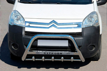 Citroen Berlingo 2008-2018 Pałąk Przedni WT004 (Stal Nierdzewna) 60 mm zdjęcia 1