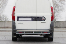 Opel Combo 2012-2018 Tylna Belka AK002/1-Podwójna (Stal Nierdzewna) zdjęcia 2