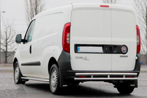 Opel Combo 2012-2018 Tylna Belka AK002/1-Podwójna (Stal Nierdzewna) zdjęcia 1