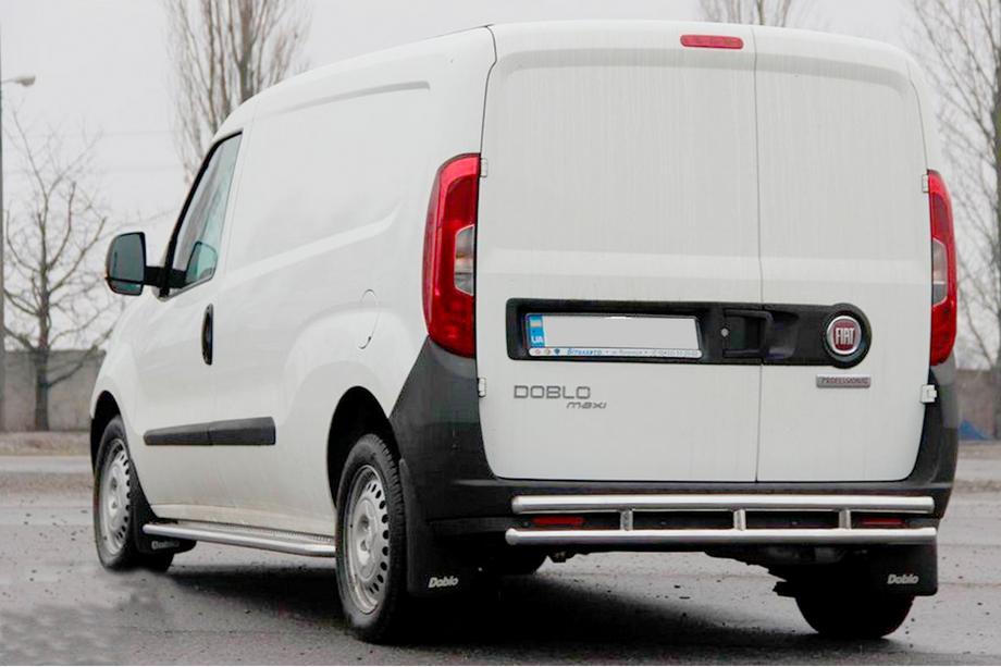 Opel Combo 2012-2018 Tylna Belka AK002/1-Podwójna (Stal Nierdzewna) Image