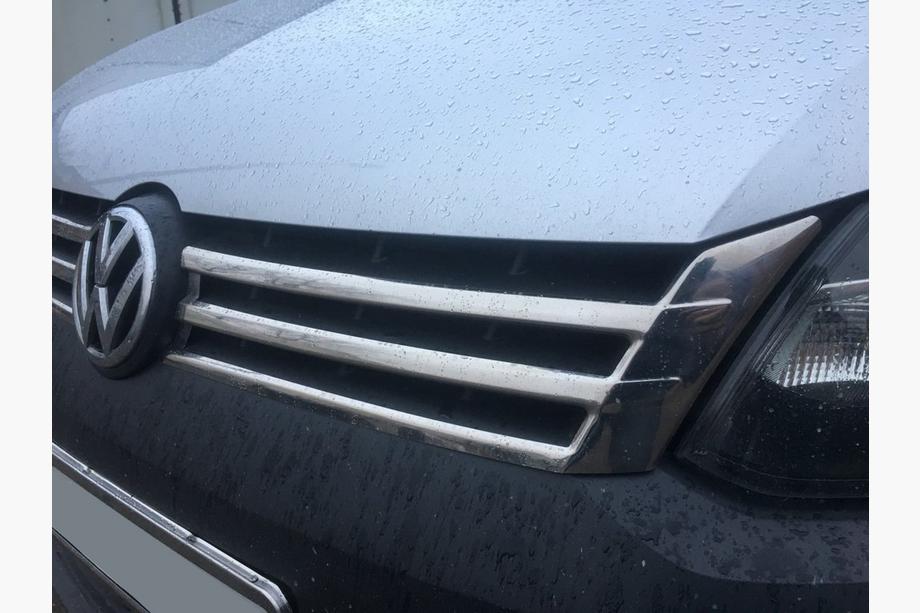 Volkswagen Caddy 2010-2015 Nakładki na Grill Chromowane (2 szt, Stal Nierdzewna) Zdjęcia 8