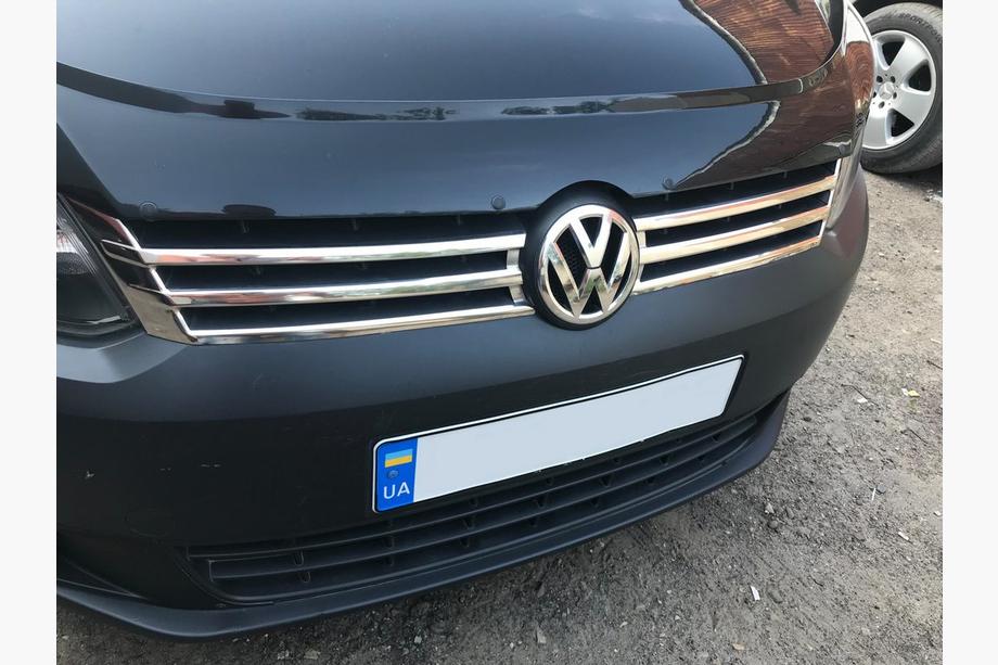 Volkswagen Caddy 2010-2015 Nakładki na Grill Chromowane (2 szt, Stal Nierdzewna) Carmos - Turecka Stal Nierdzewna Image