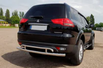 Mitsubishi Pajero Sport 2008-2015 Osłona tylna AK002-2 (2 szt, stal nierdzewna) zdjęcia 3