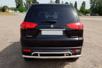 Mitsubishi Pajero Sport 2008-2015 Osłona tylna AK002-2 (2 szt, stal nierdzewna) zdjęcia 2