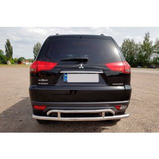 Osłona tylna AK002-2 (2 szt, stal nierdzewna) Mitsubishi Pajero Sport 2008-2015 zdjęcia 4