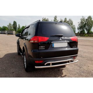 Osłona tylna AK002-2 (2 szt, stal nierdzewna) Mitsubishi Pajero Sport 2008-2015 zdjęcia 1