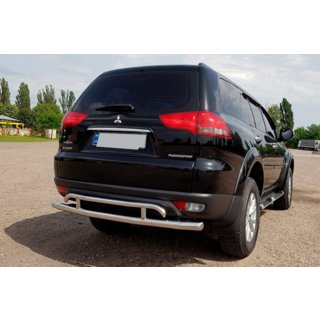 Osłona tylna AK002-2 (2 szt, stal nierdzewna) Mitsubishi Pajero Sport 2008-2015 zdjęcia 3