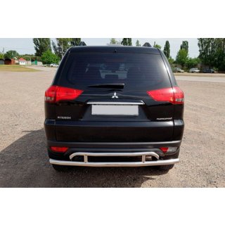 Osłona tylna AK002-2 (2 szt, stal nierdzewna) Mitsubishi Pajero Sport 2008-2015 zdjęcia 2