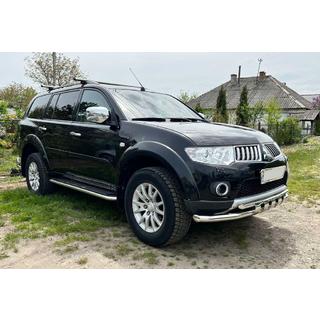 Osłona Przednia ST015 (Stal Nierdzewna) Mitsubishi Pajero Sport 2008-2015 zdjęcia 1