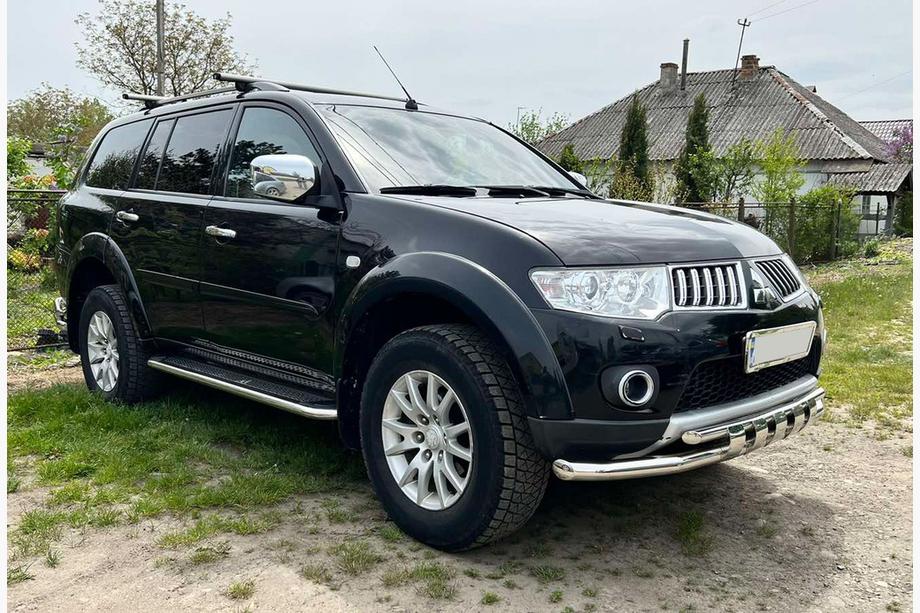 Mitsubishi Pajero Sport 2008-2015 Osłona Przednia ST015 (Stal Nierdzewna) Image