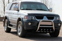 Mitsubishi Pajero Sport 1996-2007 Przedni Pałąk QT006 (Stal Nierdzewna) zdjęcia 1
